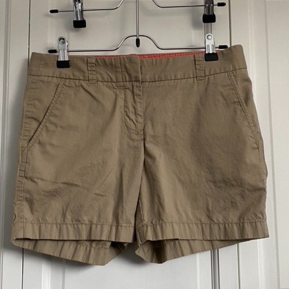 J Crew Tan Chino Shorts